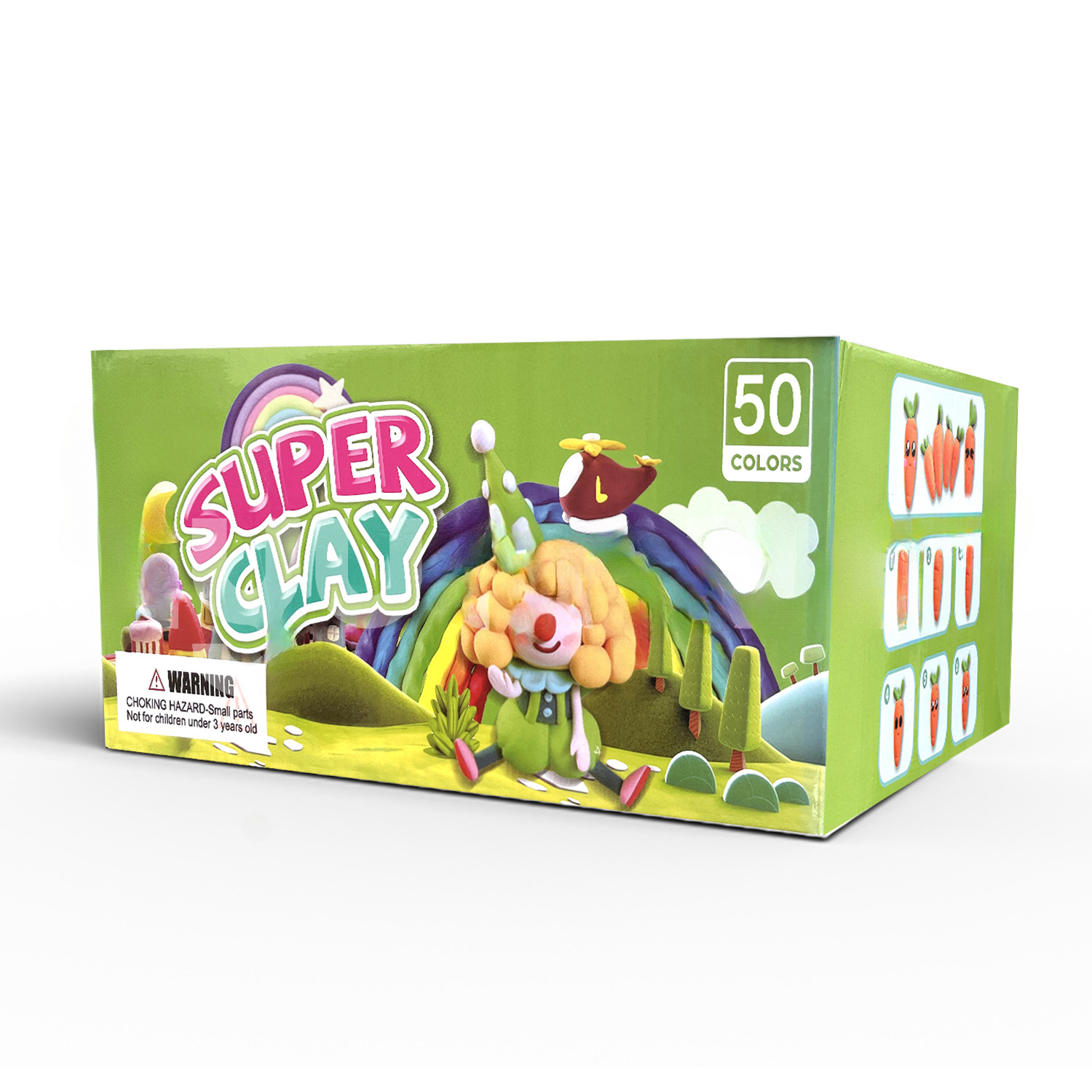 Premium Air Dry Clay Set | 50/60 Colors with Molds, Tools & Accessories, DIY Modeling Set for Kids & Adults