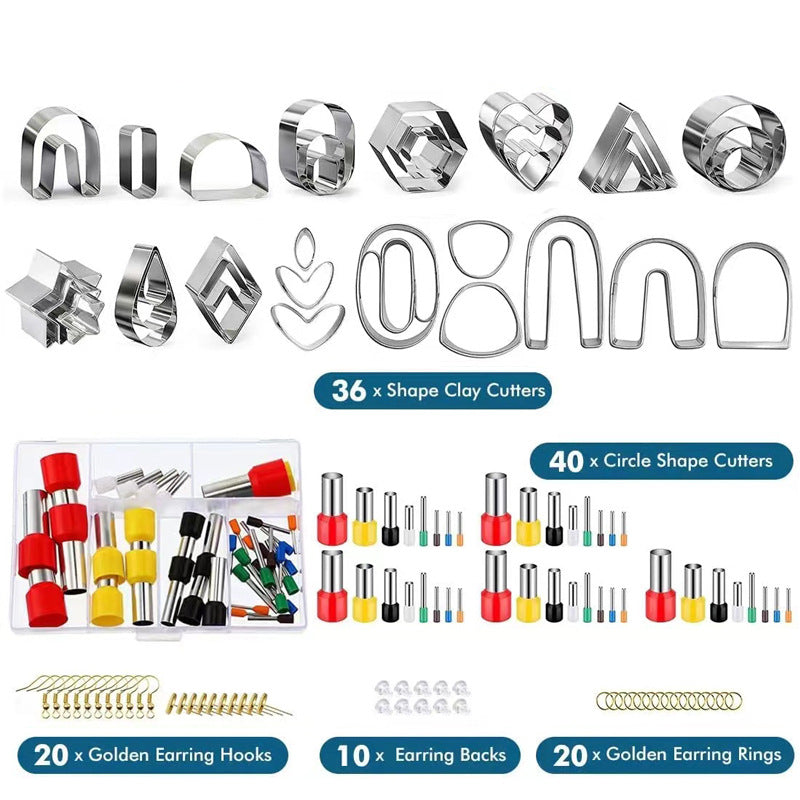 126 PCS Polymer Clay Earing&Jewelry Making Tools Set