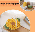 Sunflower Coaster DIY Crochet Kit