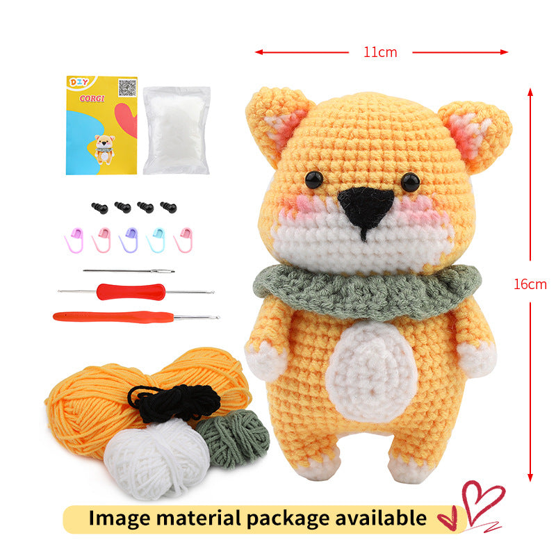 Corgi Handmade Crochet DIY Material Kit