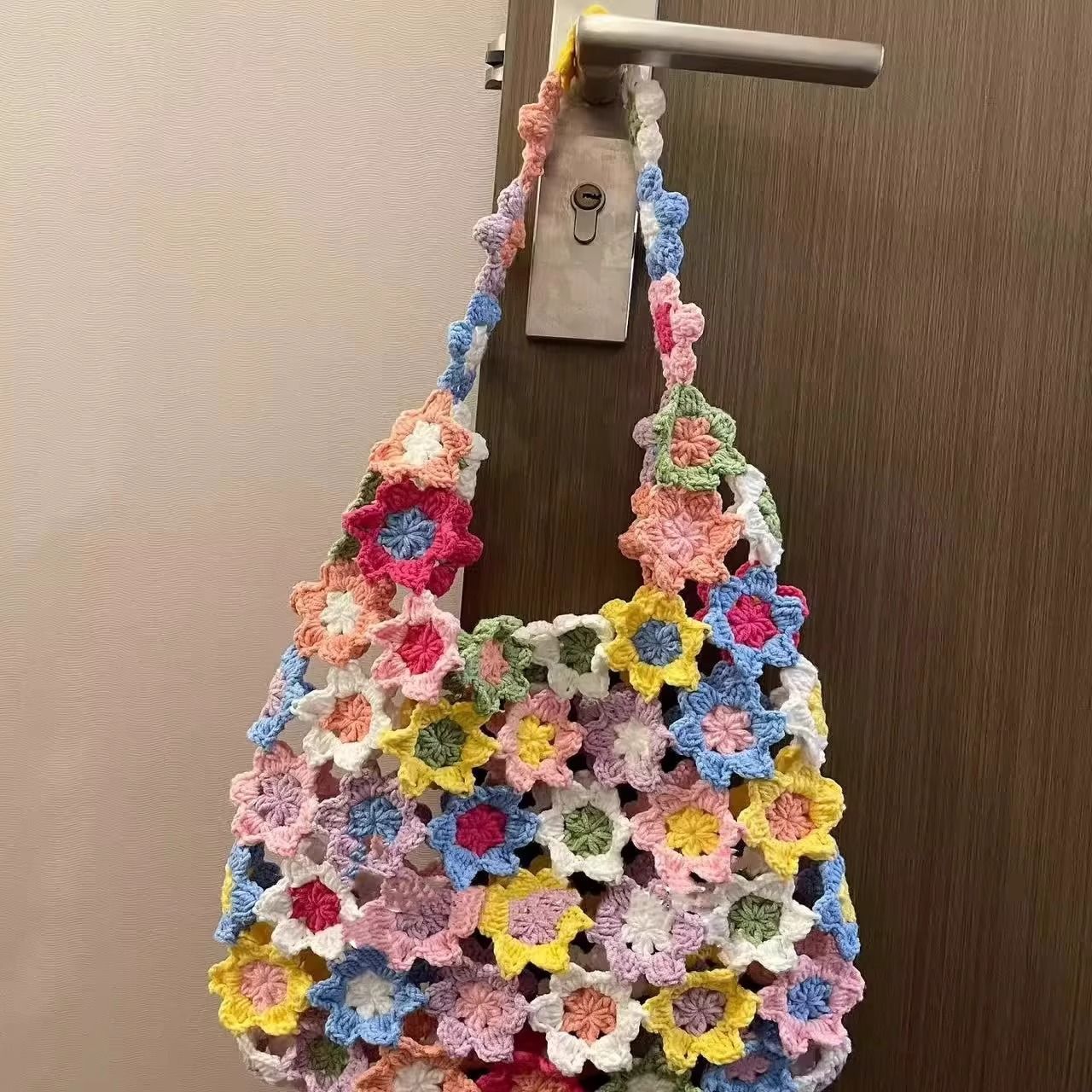 Summer Floral Crochet Bag DIY Kit With Video Tutorial For Beginners