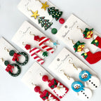 Polymer Clay Christmas Earrings DIY Kit – 12 Colors with Tools & Accessories |  Handmade Holiday Jewelry Set