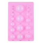 Clay Scoop Mold |   Multi-Size Half Dome Tool for Air-Dry & Polymer Clay