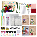 Monster Plant Crochet DIY Kit 2 With Video Tutorial For Beginners