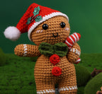 Cozy Christmas Crochet DIY Kit – Santa & Snowman Handmade Craft Set with Video Tutorial