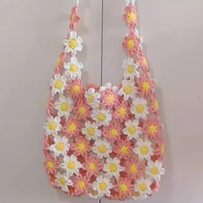 Summer Floral Crochet Bag DIY Kit With Video Tutorial For Beginners