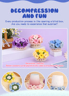 Flower Coasters DIY Crochet Kit Set For Beginners