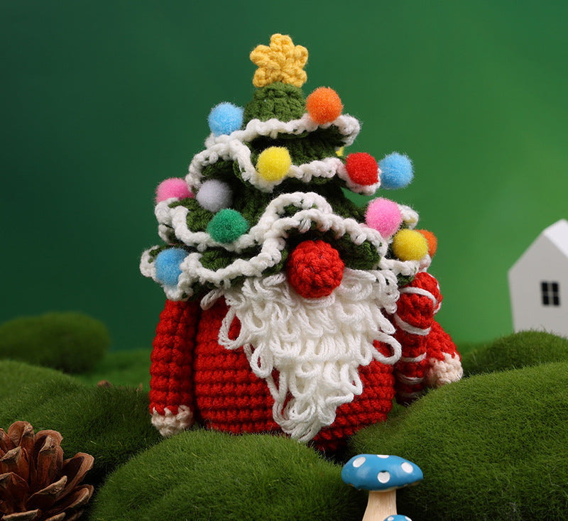 Cozy Christmas Crochet DIY Kit – Santa & Snowman Handmade Craft Set with Video Tutorial