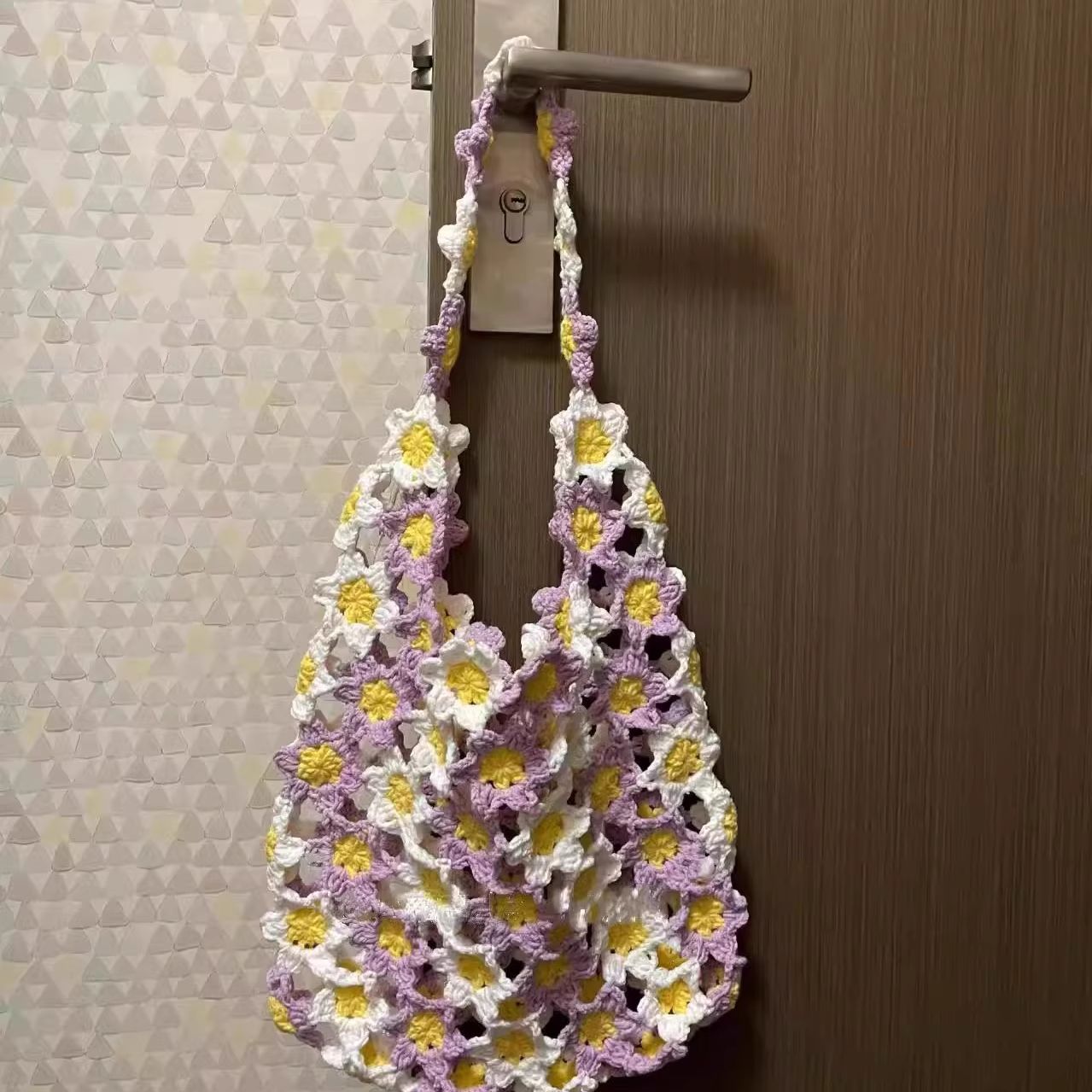 Summer Floral Crochet Bag DIY Kit With Video Tutorial For Beginners