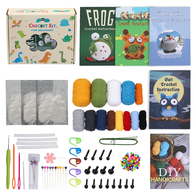 Cute and Ugly DIY Crochet Kit With Video Tutorial For Beginners