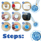 DIY Polymer Clay Necklace Kit – Handmade Jewelry Craft Set with Tools & Accessories for Kids & Beginners