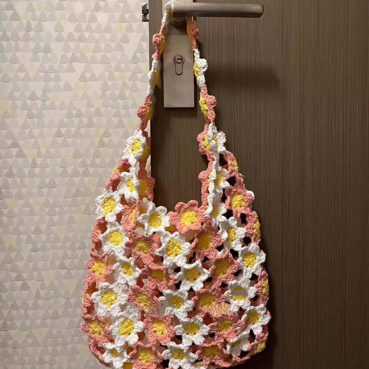 Summer Floral Crochet Bag DIY Kit With Video Tutorial For Beginners