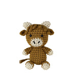 Highland Cow Handmade DIY Crochet Material Kit