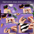 Onikiri Crochet Plant DIY Kit – Whimsical Aloe-Inspired Yarn Art with Video Tutorial