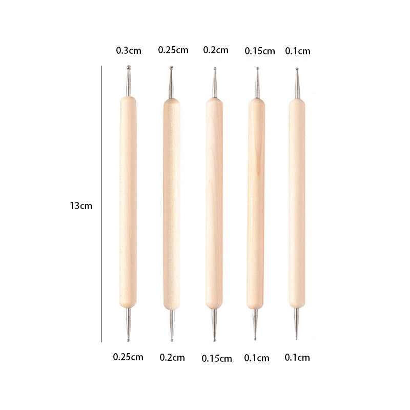 40-Piece Clay Sculpting Tool Set |   Wood & Metal Pottery Tools for Polymer & Ceramic Clay