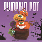 Halloween Pumpkin Crochet DIY Kit Series With Video Tutorial For Beginners