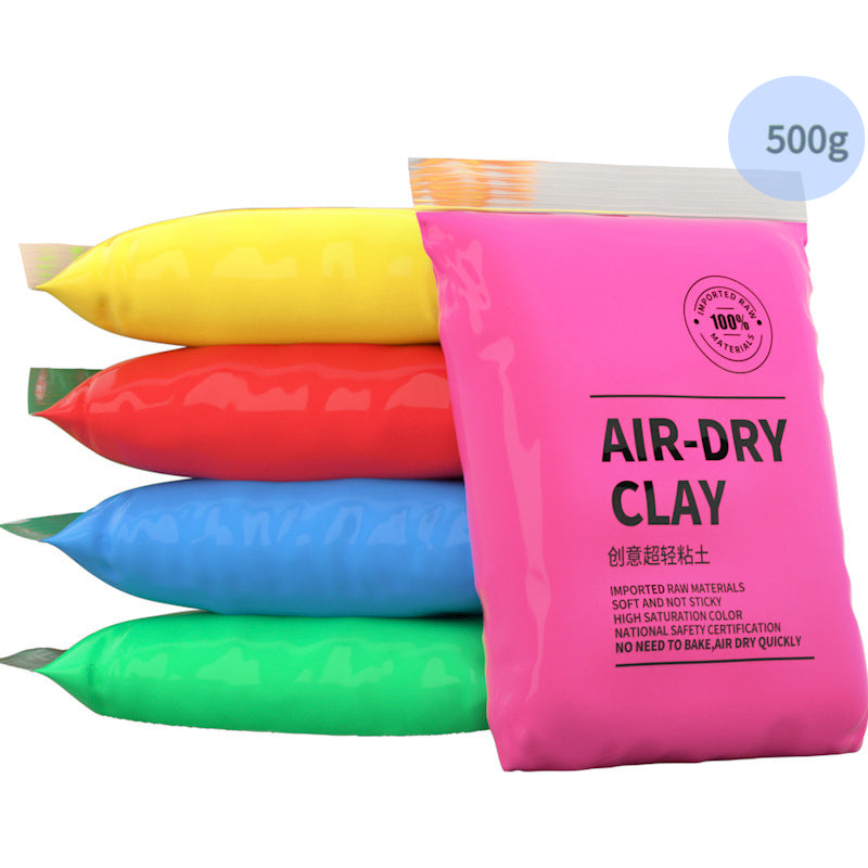 Ultra-Light Clay 500g/100g 24 Colors Large Pack Color Clay