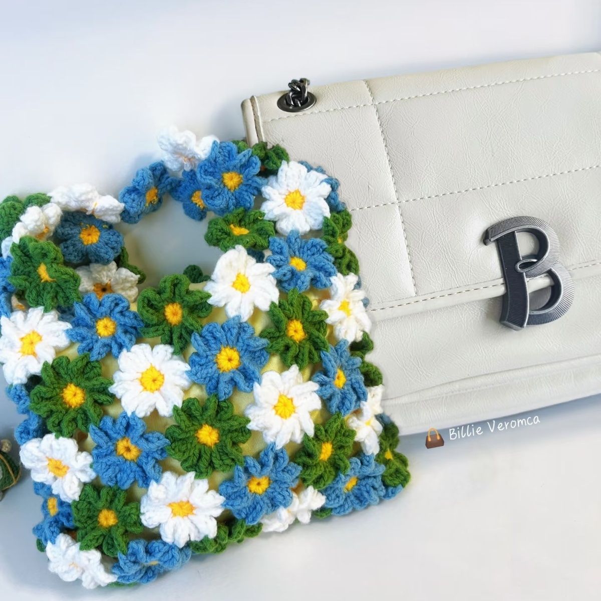 Summer Floral Crochet Bag DIY Kit With Video Tutorial For Beginners