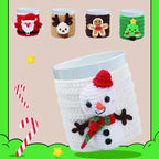 Cozy Christmas Crochet DIY Kit – Santa & Snowman Handmade Craft Set with Video Tutorial