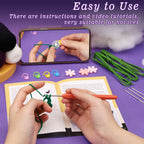 Onikiri Crochet Plant DIY Kit – Whimsical Aloe-Inspired Yarn Art with Video Tutorial