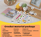 Sunflower Coaster DIY Crochet Kit