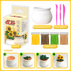 Air Dry Clay Succulent Flower Pot DIY Clay Kit