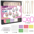 Floral Polymer Clay Earring Kit – DIY Handmade Jewelry Set for Beginners & Kids