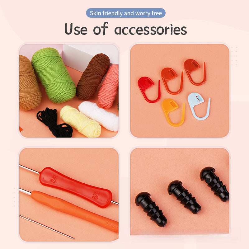 Cute Potted Plant Crochet DIY Kit With Video Tutorial For Beginners