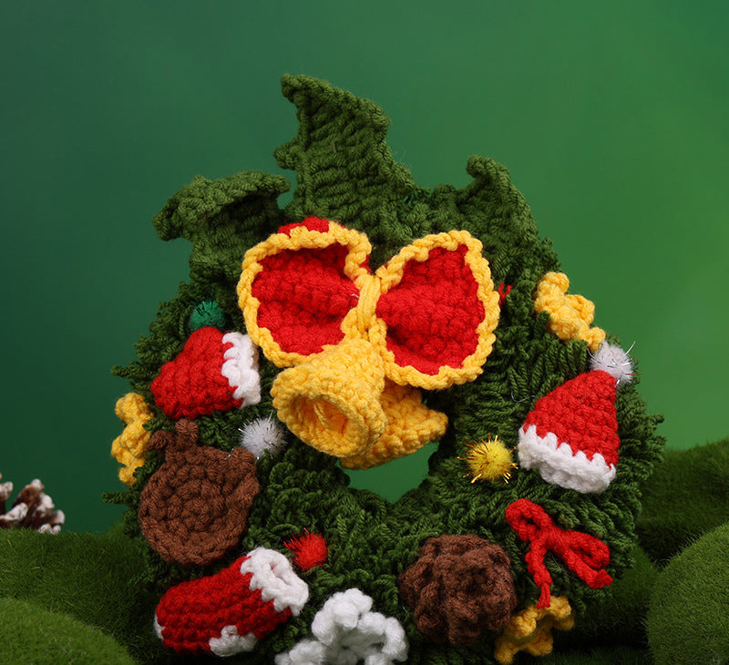 Cozy Christmas Crochet DIY Kit – Santa & Snowman Handmade Craft Set with Video Tutorial