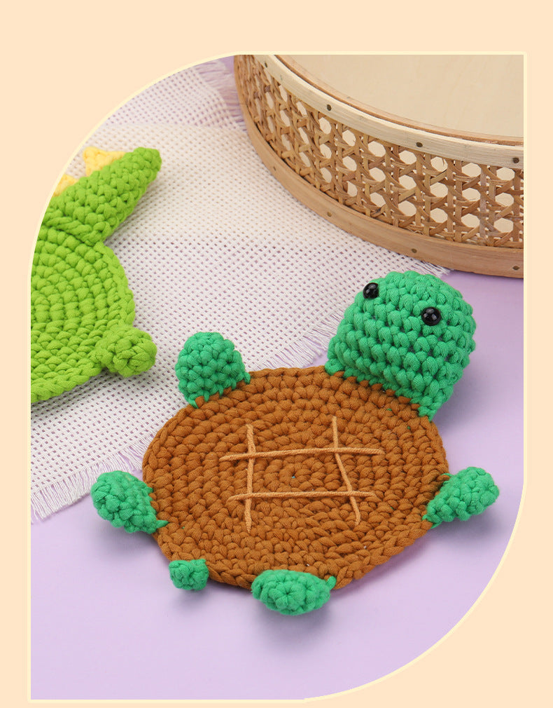 Animal Coaster DIY Crochet Kit Set For Beginners