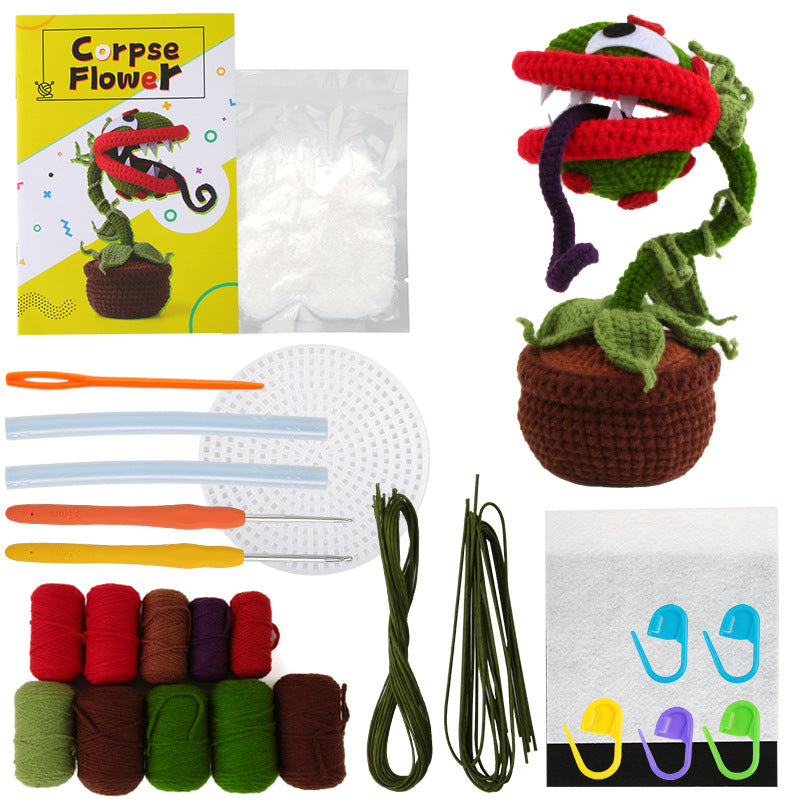 Halloween Pumpkin Crochet DIY Kit Series With Video Tutorial For Beginners