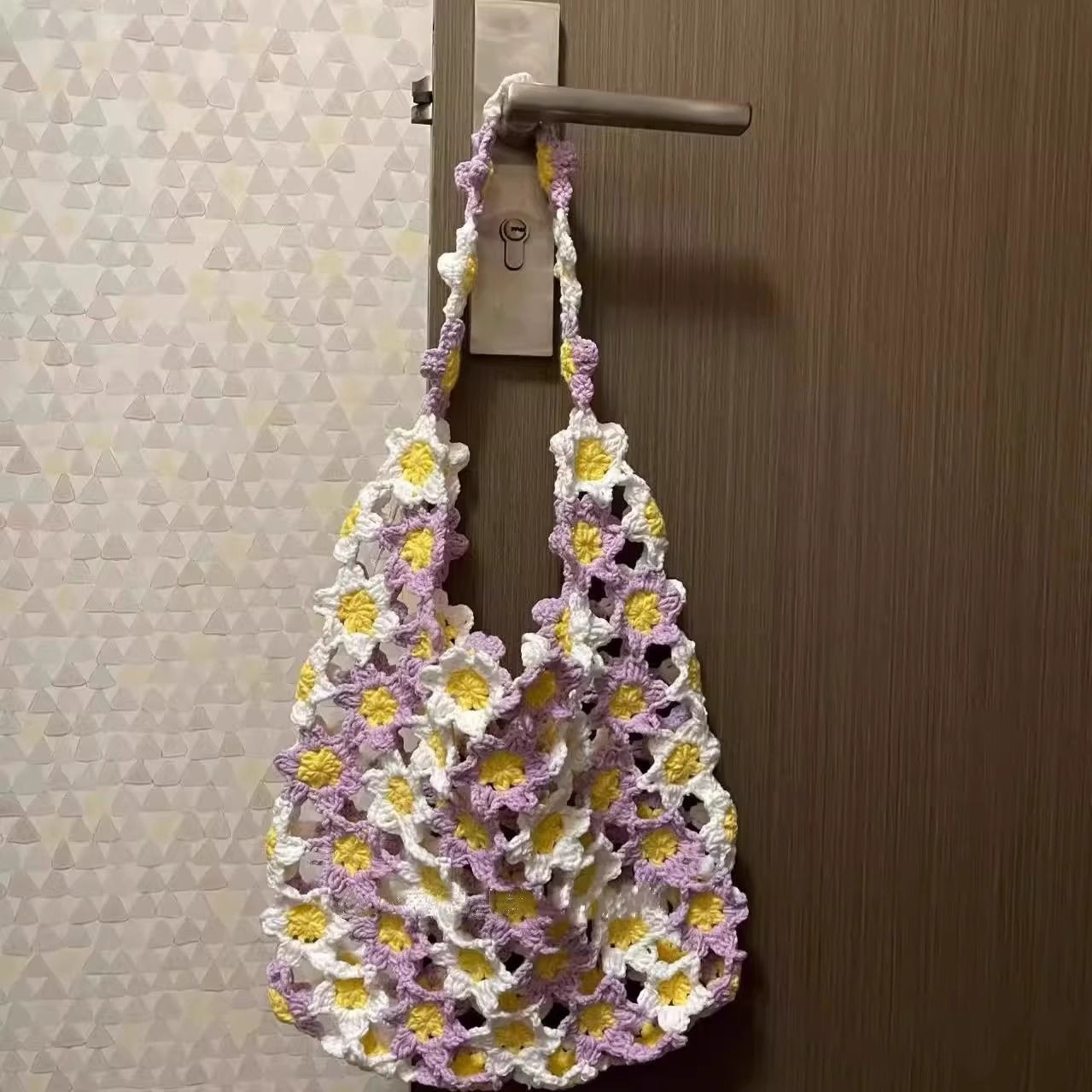 Summer Floral Crochet Bag DIY Kit With Video Tutorial For Beginners