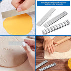 5pcs Clay Blade Set | Wave & Straight Cutting Tools