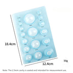 Clay Scoop Mold |   Multi-Size Half Dome Tool for Air-Dry & Polymer Clay