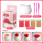 Air Dry Clay Succulent Flower Pot DIY Clay Kit