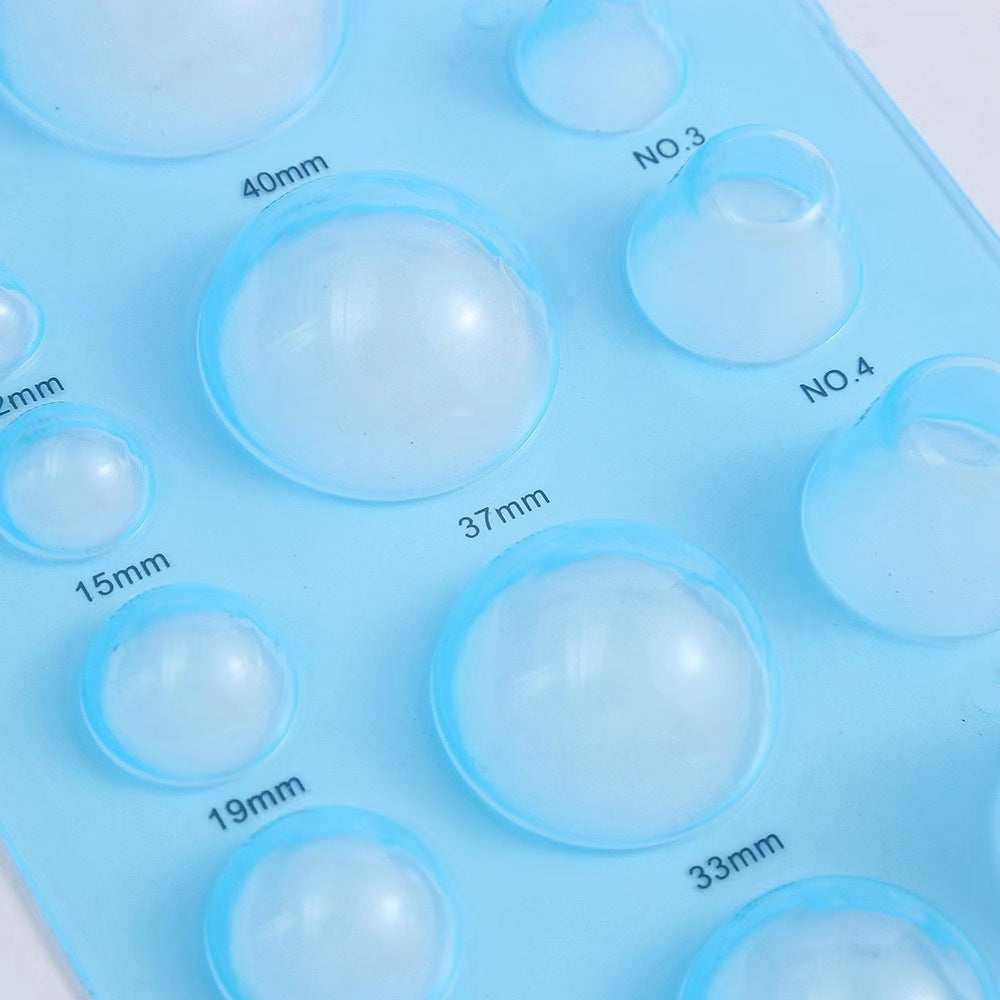 Clay Scoop Mold |   Multi-Size Half Dome Tool for Air-Dry & Polymer Clay