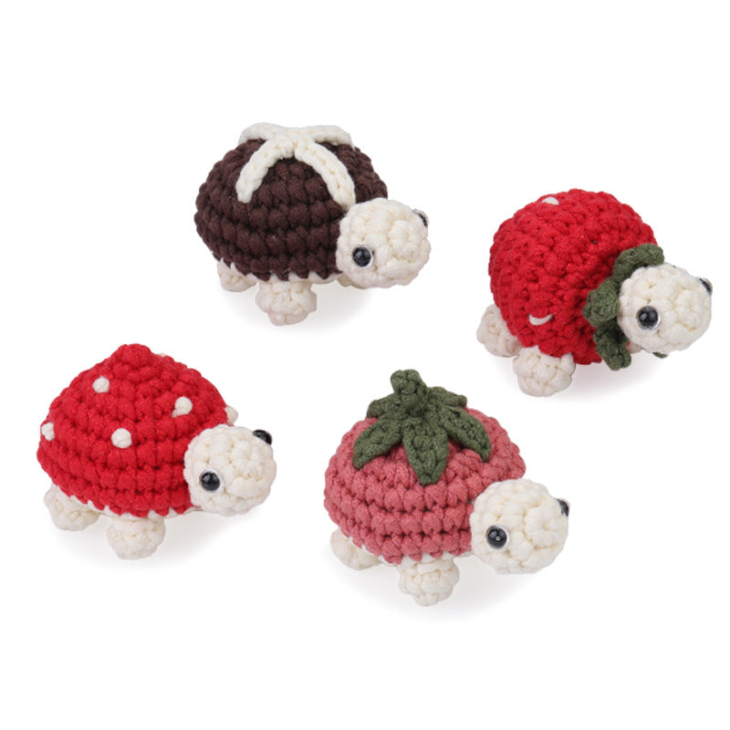 Turtle DIY Crochet Kit Set with Video Tutorial For Beginners