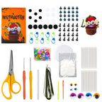 Halloween Pumpkin Crochet DIY Kit Series With Video Tutorial For Beginners