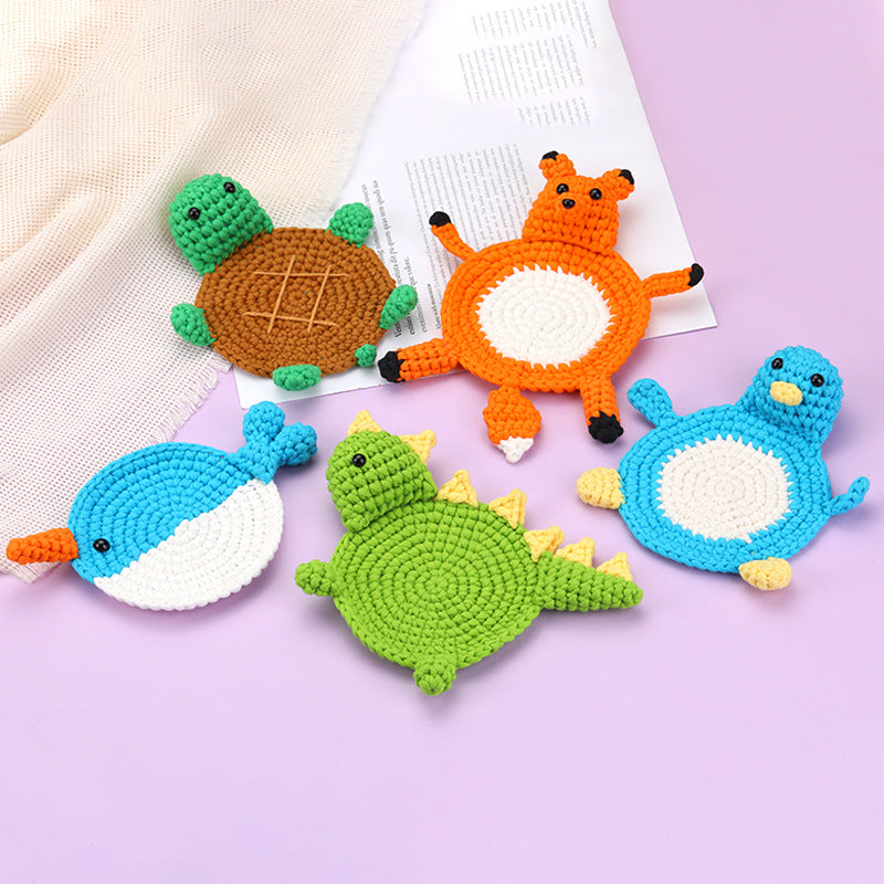 Animal Coaster DIY Crochet Kit Set For Beginners