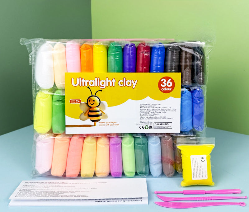 12/24/36 Colors 6g Air Dry Clay set