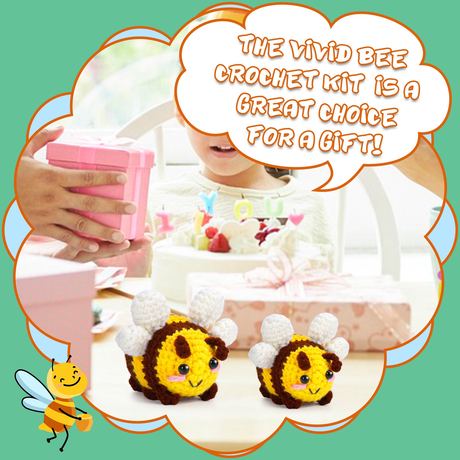 Bee Crochet DIY Kit