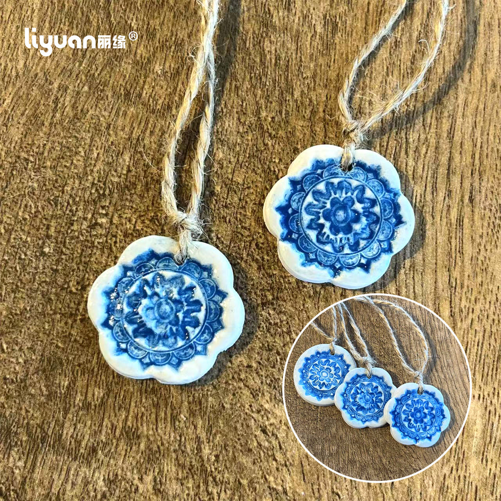 DIY Polymer Clay Necklace Kit – Handmade Jewelry Craft Set with Tools & Accessories for Kids & Beginners