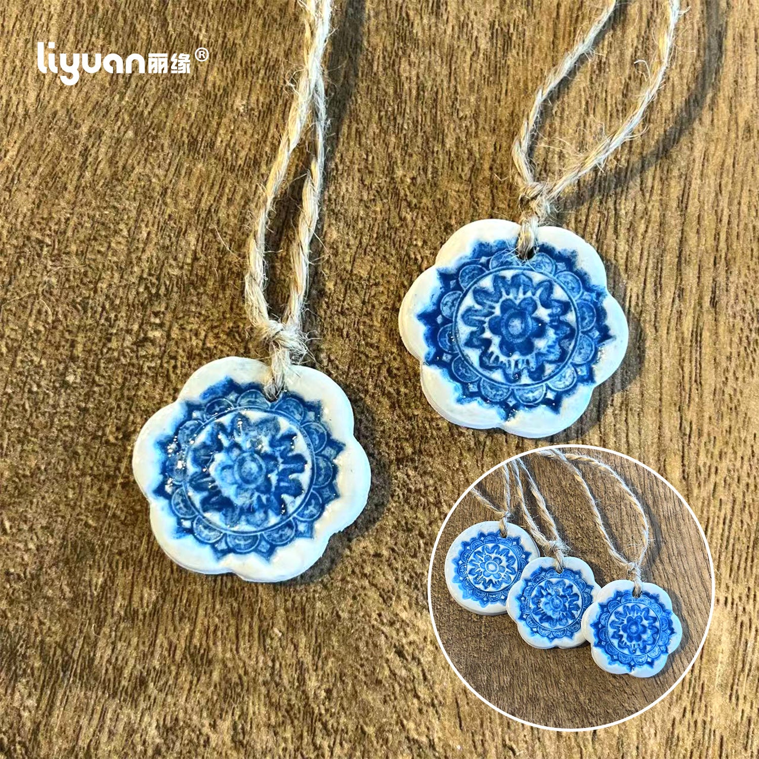 DIY Polymer Clay Necklace Kit – Handmade Jewelry Craft Set with Tools & Accessories for Kids & Beginners