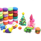Super Clay DIY Kit – 36 or 24 Bright Colors for Creative Fun with Tools & Fun Accessories | Soft Air-Dry Modeling Clay for Kids & Adults