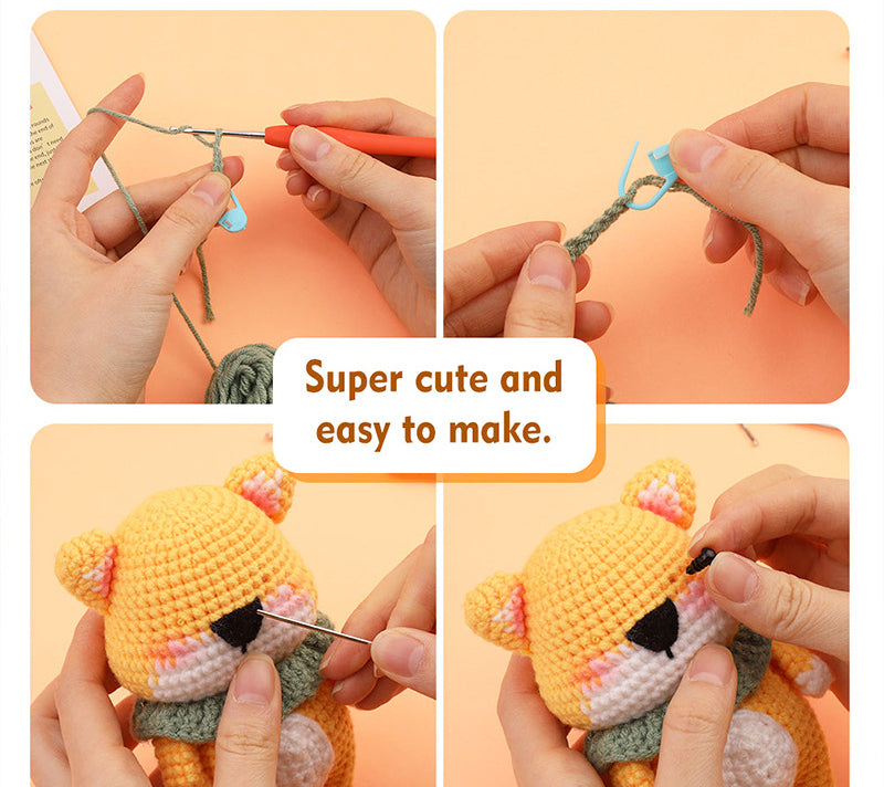 Corgi Handmade Crochet DIY Material Kit